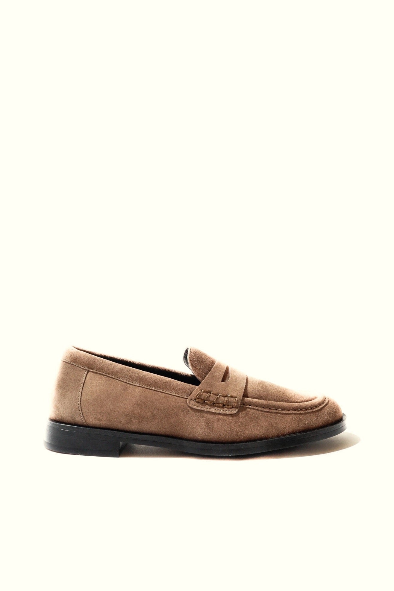 The Emilia Taupe Loafer