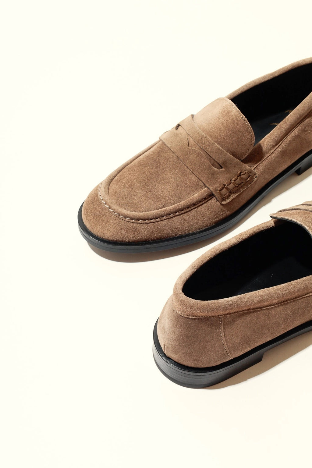 The Emilia Taupe Loafer
