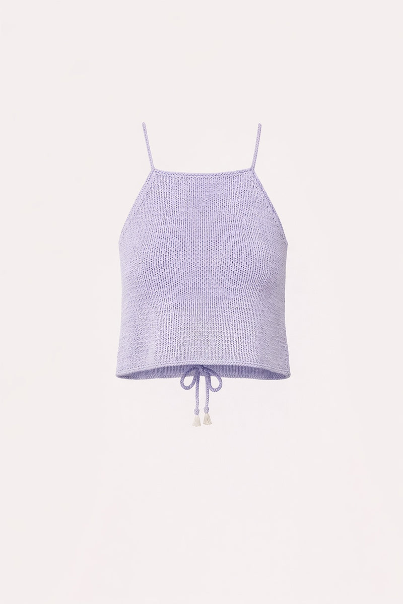 The Varpeliai Lilac Top