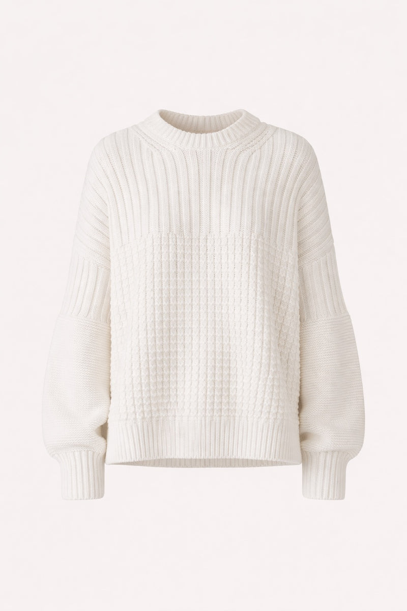 The Delcia White Sweater